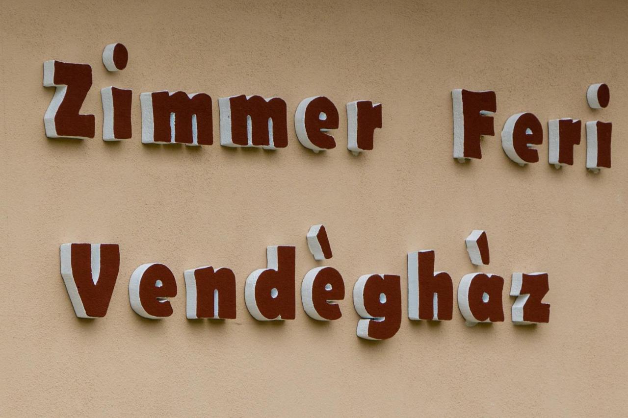 فندق Zimmer Feri Vendeghaz Abaújszántó المظهر الخارجي الصورة